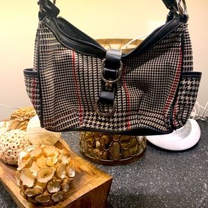 Small plaid Chaps bag in good shape